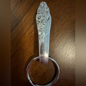 Evening Star Silverware Keychain